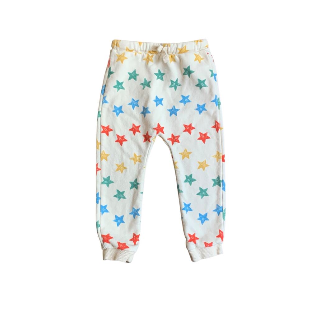Marks & Spencer Star Joggers in Cream Mixi